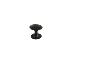 Kožedělný nýt N7 13 × 12 mm, nýty, 20 ks, černé
