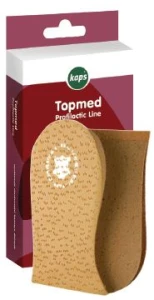 Ortopedické vložky do bot, zvýšení 10 mm, KŮŽE