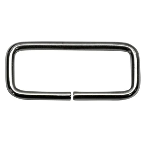 Kaletnický kovový rámeček, průchodka 45/3 mm, 10 ks