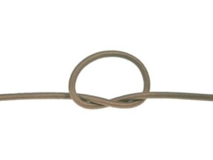 Poliesterová gumička 3 mm, barva: béžová, 50 m