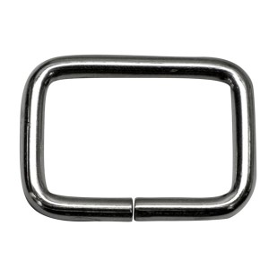 Kaletnický kovový rámeček, průchodka 30/20 mm, 10 ks