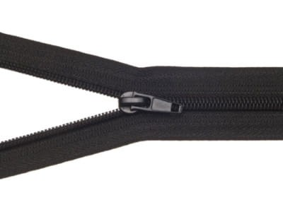 Zamek błyskawiczny Rozdzielczy 125cm Spirala Czarny 5szt