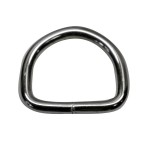 Półkole Kovový D-kroužek 20 / 4mm 10ks