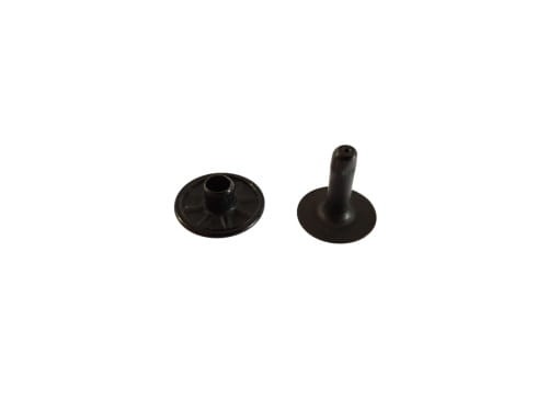 Nit kaletniczy N7 13x12mm Nity 20szt Czarne