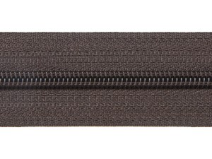 Zipová páska 8, zip 5 m + 5 s, tmavá