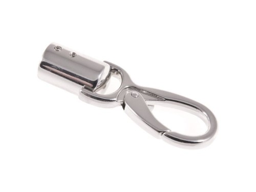 Karabinek na okrągłą Rączkę 13x69mm Nikiel