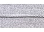Páska na zip 5 zip Stříbrná spirála 1m + 1s