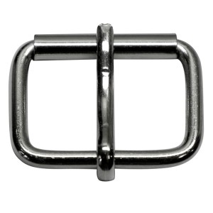 Kovová sedlářská spona s válečkem 50 × 5 mm – 5 kusů