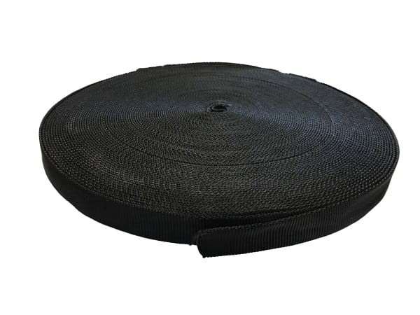 Taśma Rurowa 20mm Polipropylen Czarna 5mb