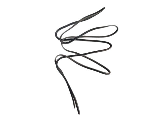 Rzemień Rzemyk 120cm Czarny 3x2mm SKÓRA 1szt