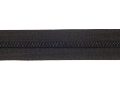 Zamek błyskawiczny Rozdzielczy 125cm Spirala Czarny 5szt