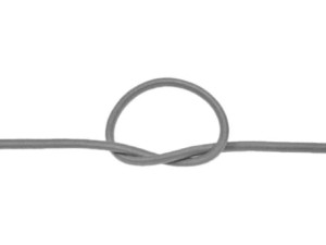 Poliesterová gumička 3 mm, šedá, 50 m